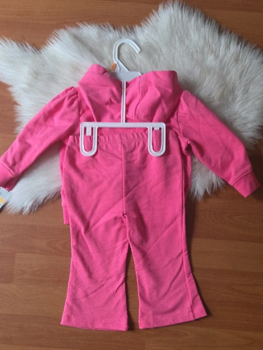Carter's Pink Girls' Hoodie & Jogger Set. 12 Months